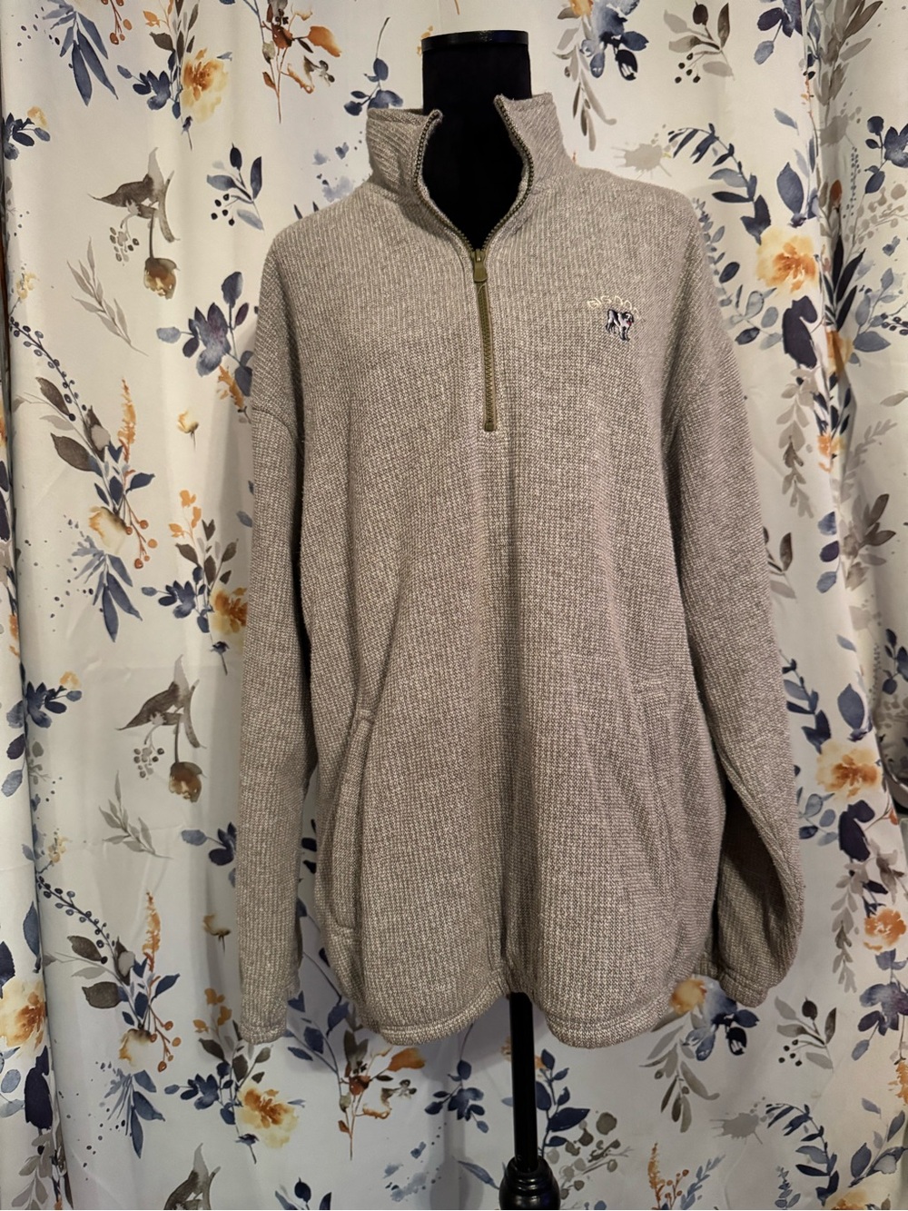 Big Dogs Men’s Zip-Up Pullover